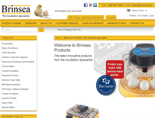 Tablet Screenshot of brinsea.com